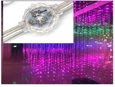 LED像素360度 3D鑽石無窮無盡水晶宇宙 1