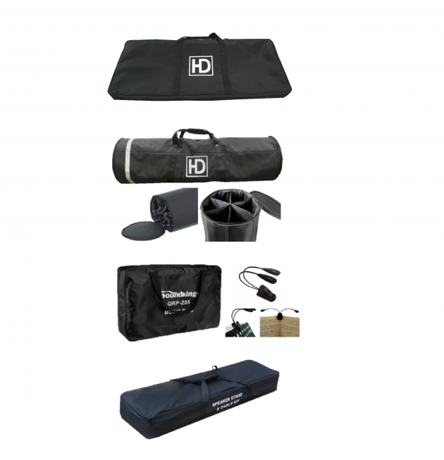 HD 輕便型 多種收納袋 麥克風(六支裝) / 喇叭架 / 譜架 等 1