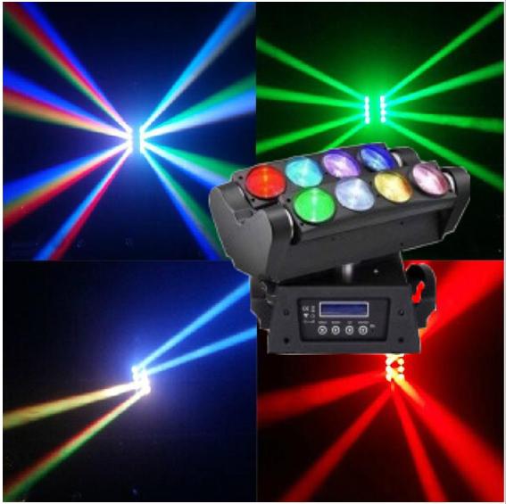 LED雙排四眼搖頭蜘蛛燈 1