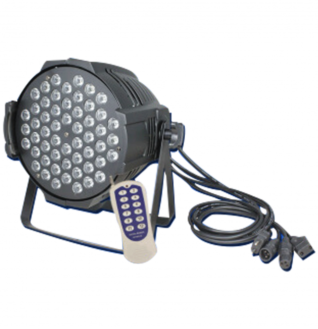 LED 54顆PAR燈三合一(ＤＭＸ及遙控器兩用) 1