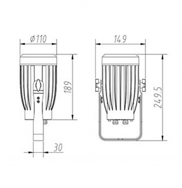 9顆3W迷你型防水Par燈 6