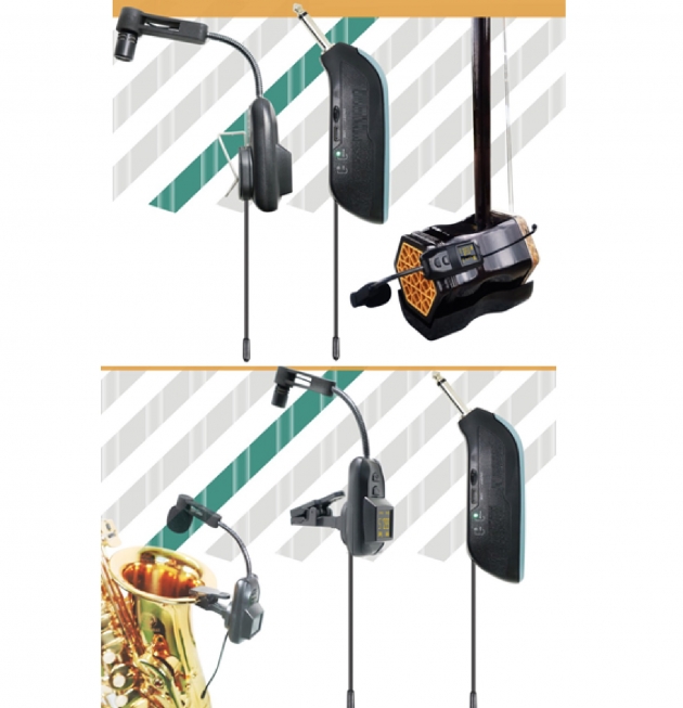 充電式樂器無線傳輸器1對1 Saxophone & 二胡 1