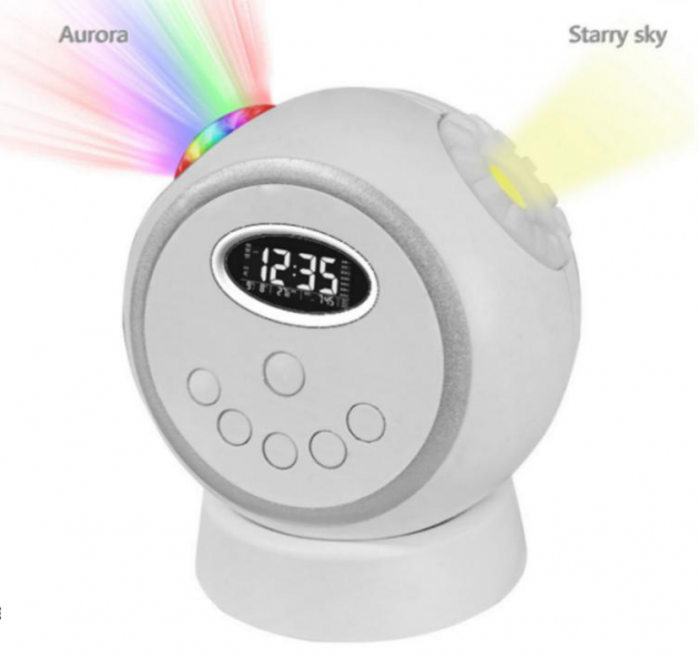 X-57P WIFI 多功能時鐘/雷射星空極光/藍牙音樂喇叭 1