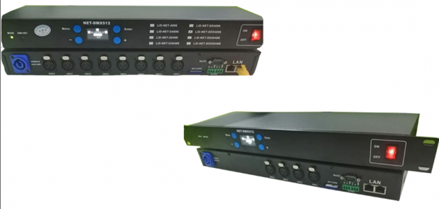 多功能自動燈光控制USB RS232 485 DMX512控制盒 LiD-NET-SDD2048 4096 1