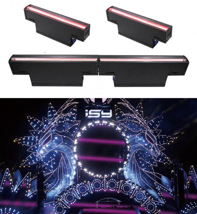 LED 300W RGB 全彩頻閃燈 (可快速卡榫並接延伸) 1