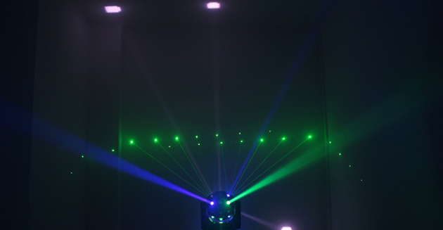 搖頭LED光束雷射足球燈 8