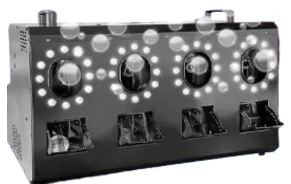 LED4輪煙霧泡泡機 1