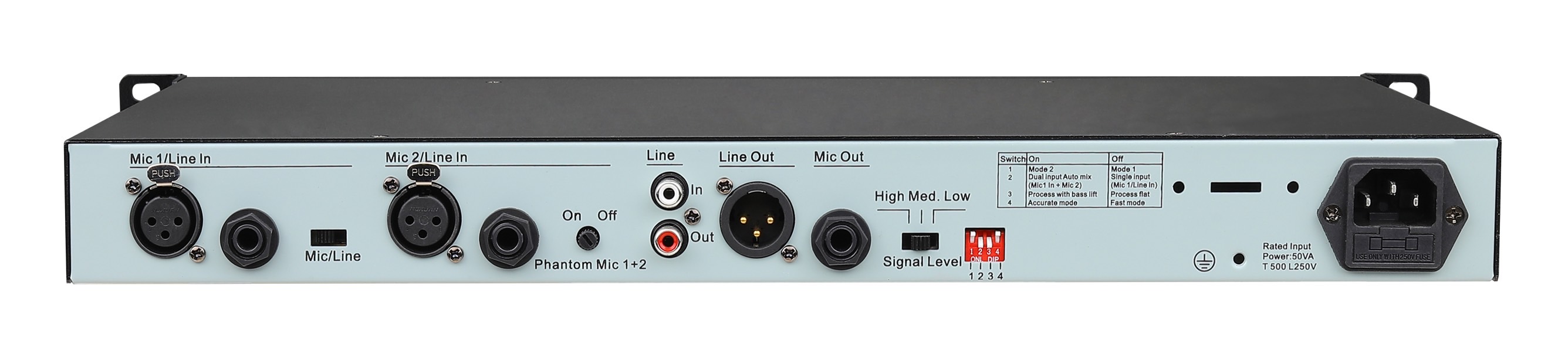 HD DSP-260自動迴授抑制器 2