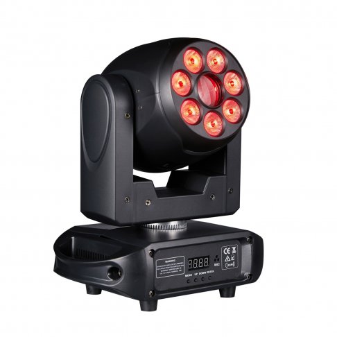 LED 7顆15W 圖案搖頭染色燈 1