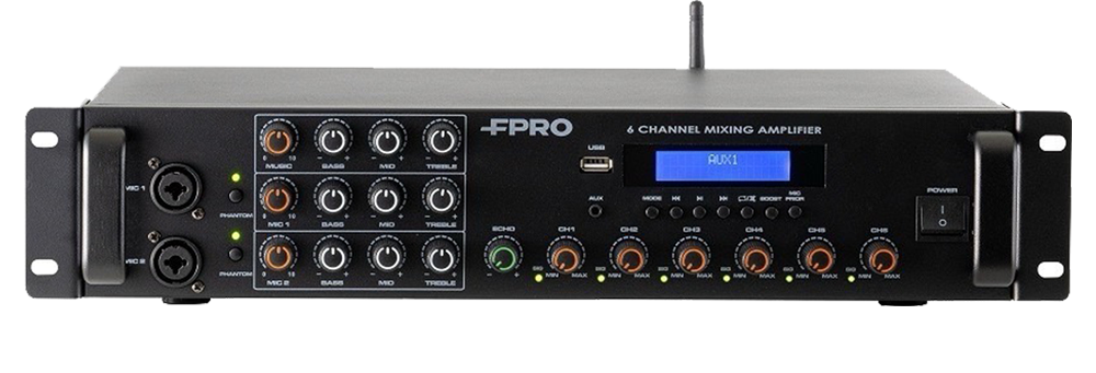 HD FPRO XMV-1612  6分區廣播擴大機 1