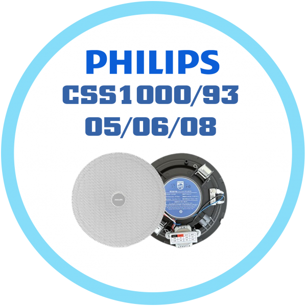 PHILIPS  CSS1000 93 05/06/08 無邊框吸頂喇叭