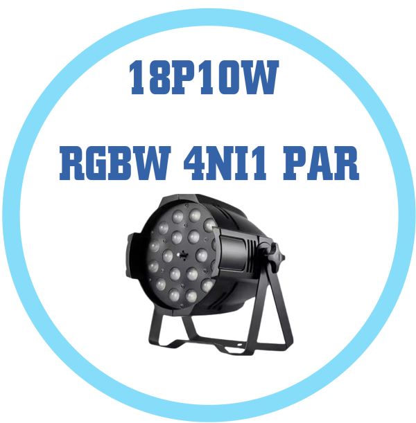 18顆10W全彩調焦PAR燈