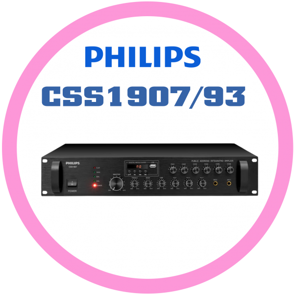 PHILIPS CSS1907/93 6分區獨立控制定壓定組廣播擴大機