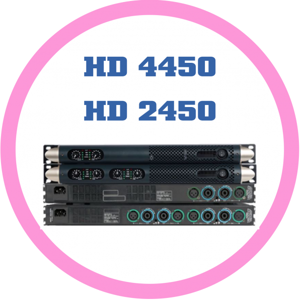 雙/四通道擴大機  HD 4450 (4CH)   HD 2450 (2CH)
