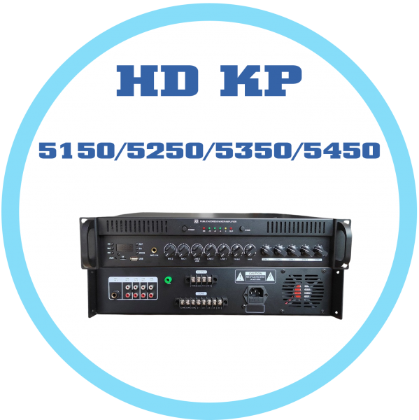 HD 5分區廣播雙用擴大機