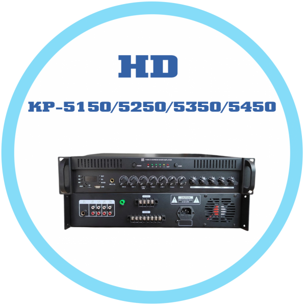 HD KP系列 5分區廣播雙用擴大機