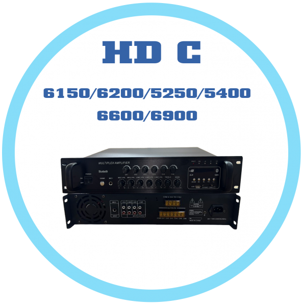 HD C-6150 6200 6250 6400 6600 6900 6分區獨立音量調整擴大機