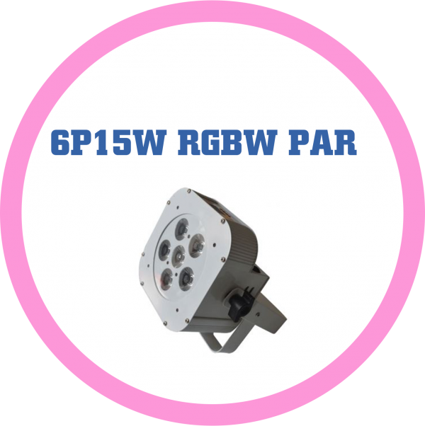 超薄型6顆15W RGBW(A) LED Par燈