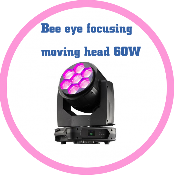 60W蜂眼調焦搖頭燈