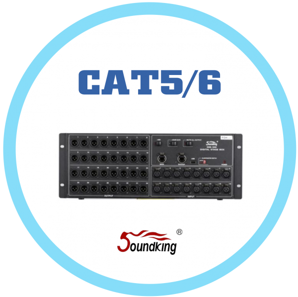 CAT5/6 多軌數位網路隔離傳輸盒