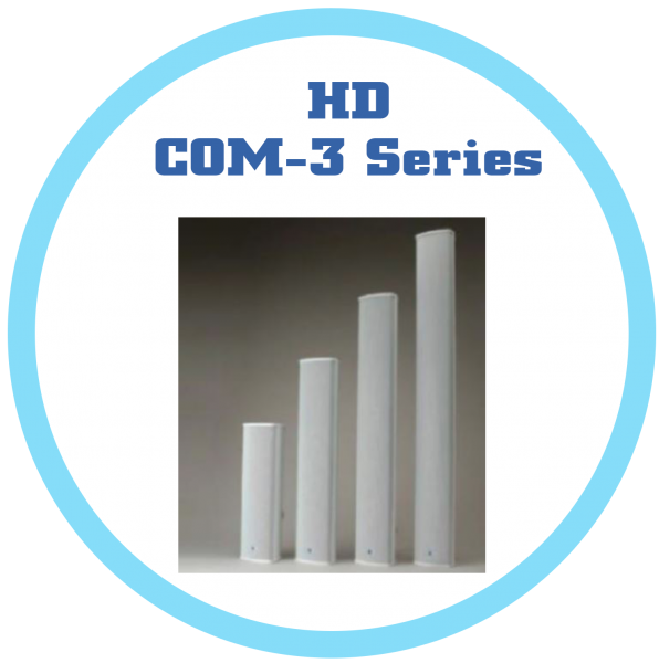 防水音柱陣列喇叭 COM-3 Series