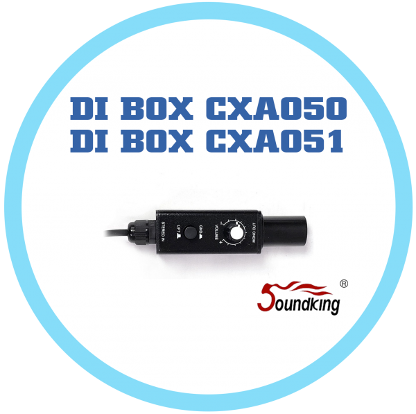 SOUNDKING 音量可調式被動立體聲 DI BOX 訊號轉換隔離器