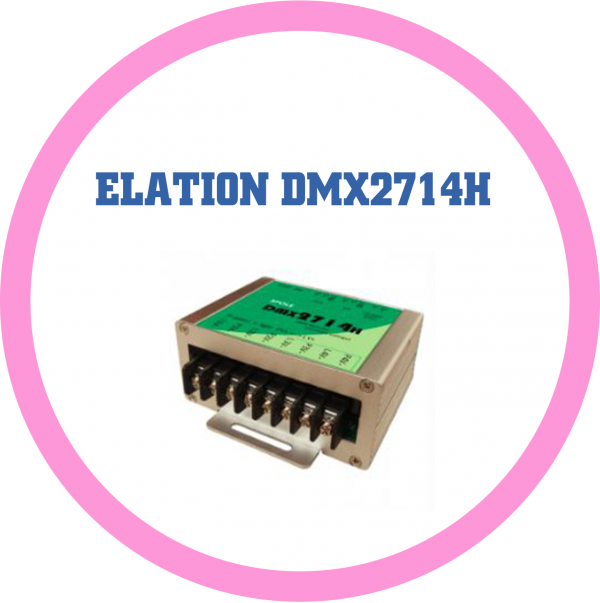 ELATION DMX2714H DMX Led 四通道調光後級解碼器 – PWM 定電壓輸出