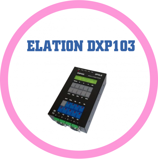 ELATION DXP103 簡易型及自動播放設定 DMX512 燈效控制器