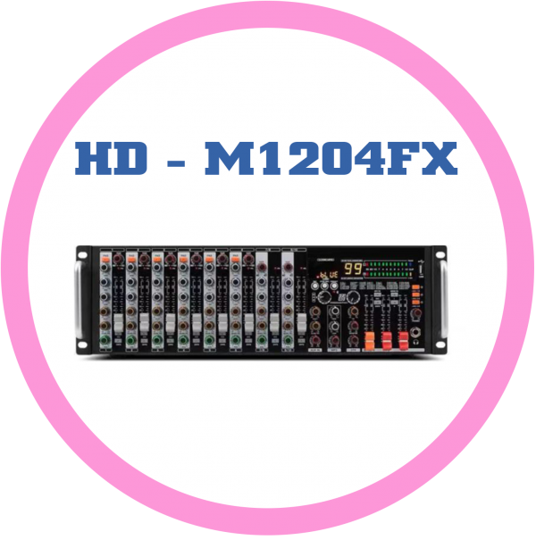 機櫃混音器 HD - M1204FX
