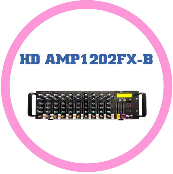 HD AMP1202FX-B 機櫃型混音擴大機