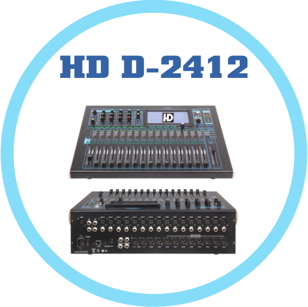 HD D-2412數位觸控混音器 工程專用
