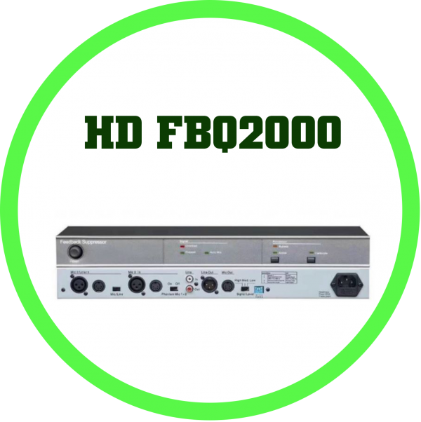 HD FBQ2000自動迴授抑制器