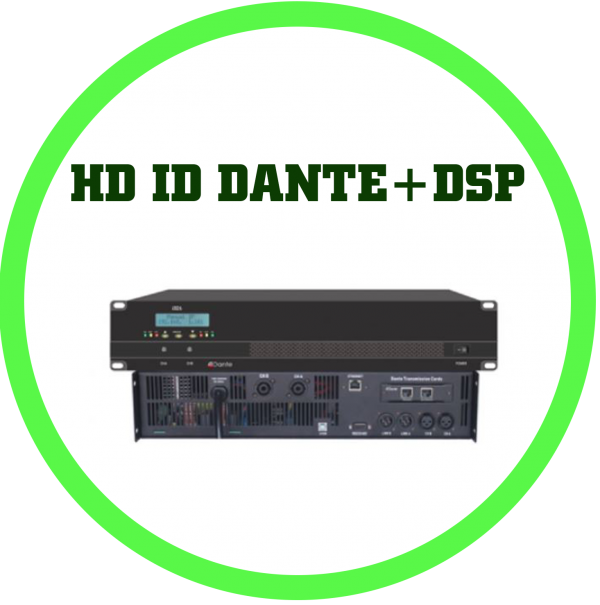 HD ID 系列DANTE+DSP數位擴大機