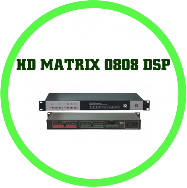HD MATRIX 0808 DSP數位混音 矩陣處理器