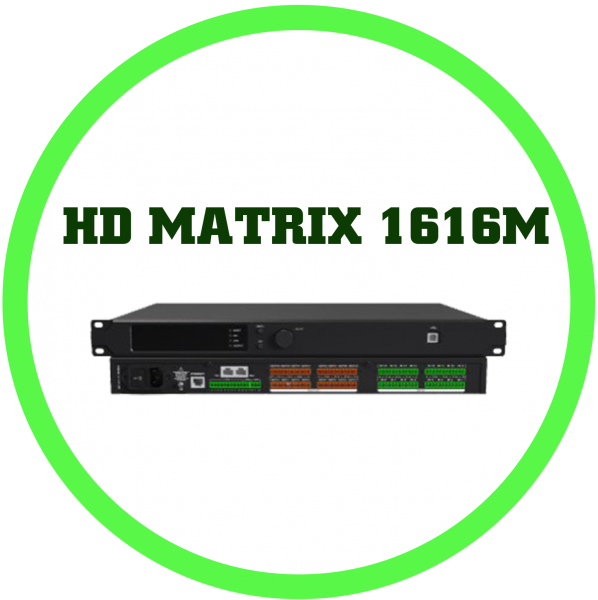 HD MATRIX 1616M 數位混音 矩陣處理器