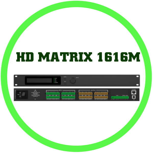 HD MATRIX 1616M 數位混音 矩陣處理器