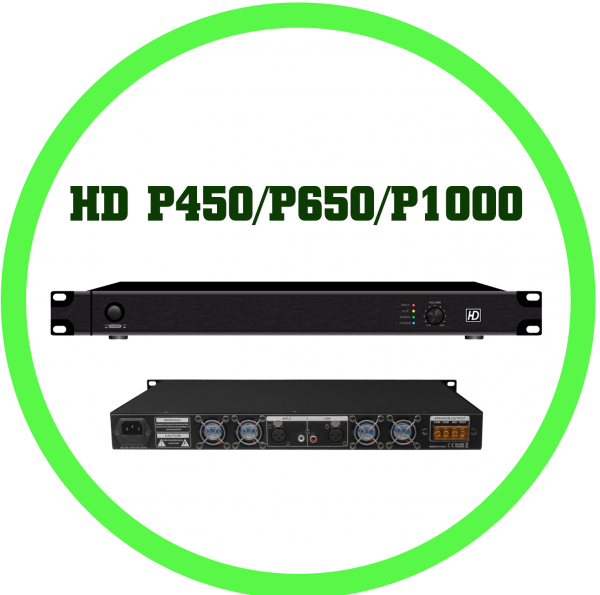 HD P450/P650/P1000 數位2用型擴大機