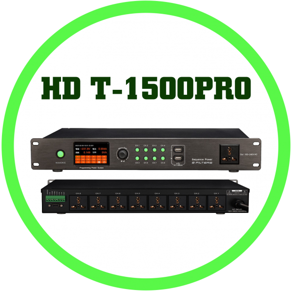 HD T-1500PRO觸控螢幕多功能定時濾波順序開關