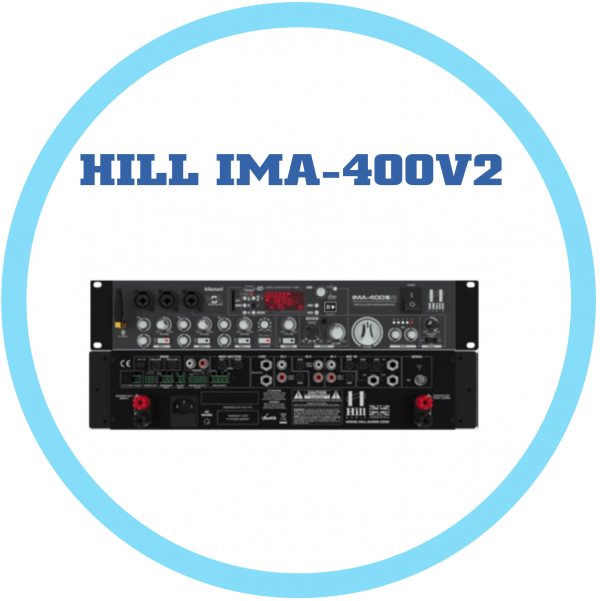 HILL IMA-400V2(B) 多功能二分區播放擴大機