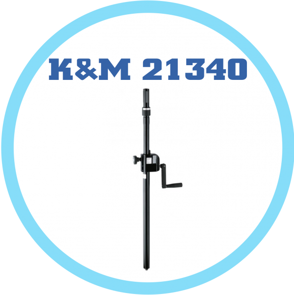 K&M 21340 手搖支架帶環扣