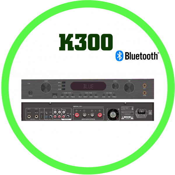 k300 USB/藍牙多功能雙效果器 KTV擴大機