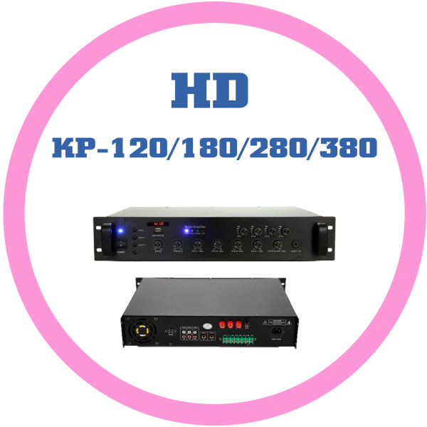 KP-120/180/280/380 多功能4分區獨立音量調整擴大機