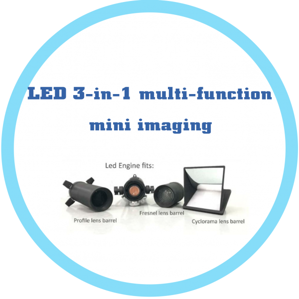 LED三合一多功能迷你成像/泛光燈