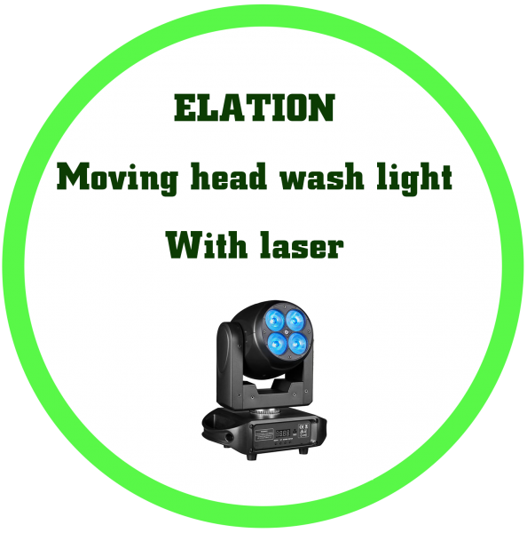 ELATION 搖頭雷射染色燈