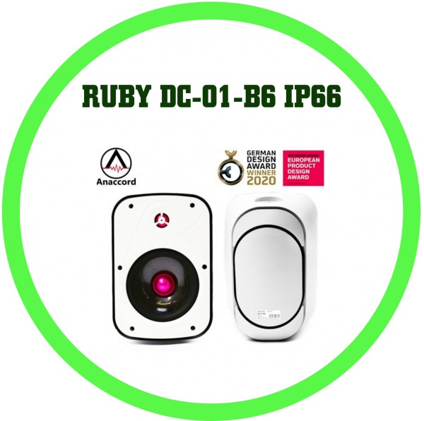 RUBY DC-01-B6 IP66 戶外防水壁掛喇叭