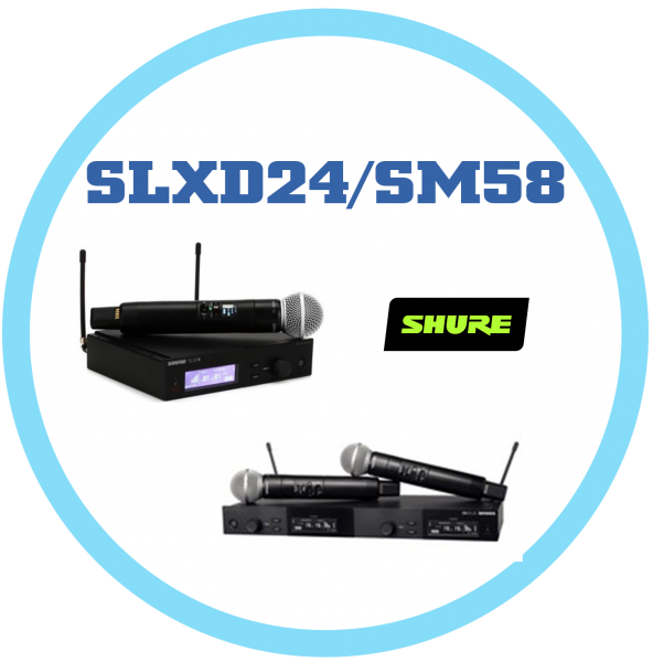SLXD24/SM58 無線手持麥克風系統