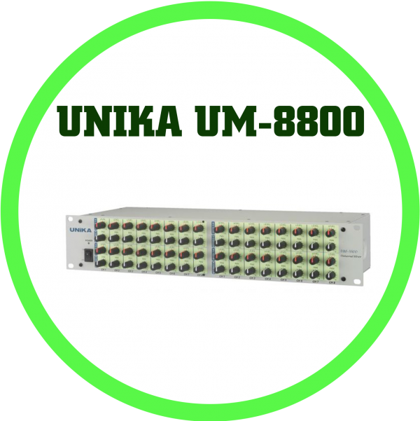 UNIKA  UM-8800 8入8出訊號矩陣處理器