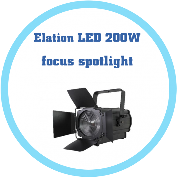 Elation LED 200W佛式調焦聚光燈 (可控溫)