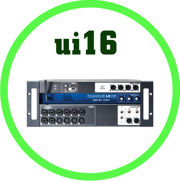 數位混音機 ui16 (機櫃型)