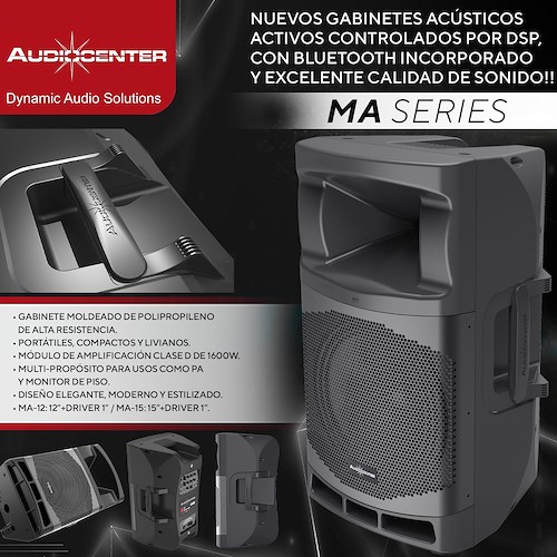 Audiocenter  MA系列DSP主動喇叭   MA12 , MA15 3